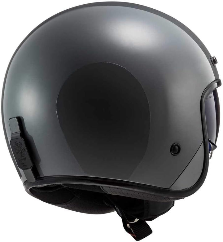LS2 Motorradhelm OF601 BOB NARDO GREY, Grau, XS XS Grau, XS Grau