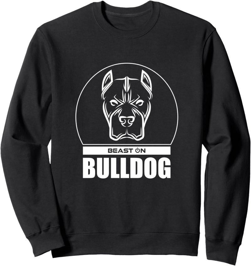 Bulldoggen Kopf Beast Gym Fitness Training Workout Gains Sweatshirt