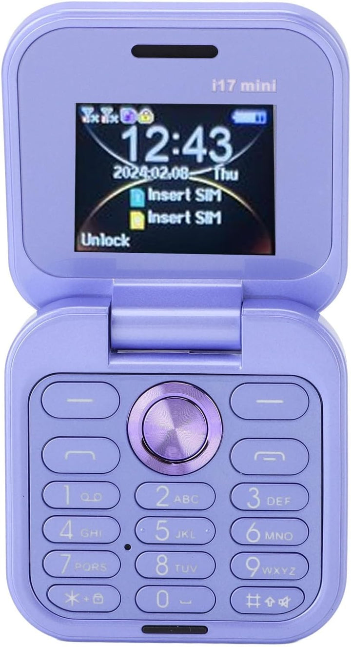 Entsperrtes Klapphandy für Senioren, ältere Menschen, 2G Basic, Einfach zu Bedienendes, Kleinstes Mo