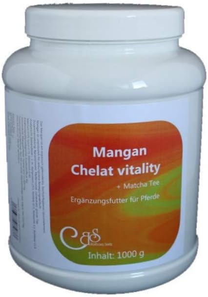 Mangan Chelat Vitality 1000 g | bei erhöhtem Manganbedarf | Kräuter Pferde | Ergänzungsfutter Pferde