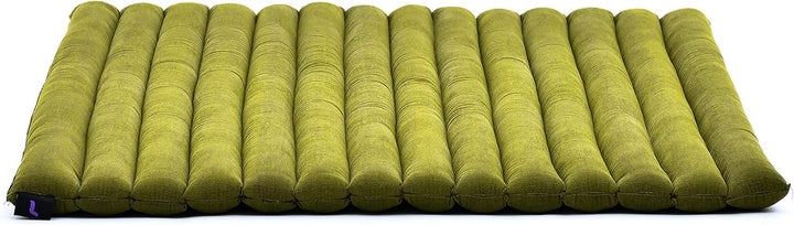 Leewadee Zabuton Rollbare Meditations-Matte Tragbare Sitzmatte Ökologisches Naturprodukt, Kapok, 69