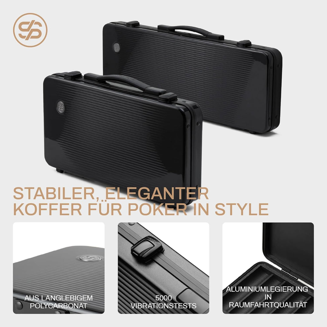 SLOWPLAY Godel 14g Ton Pokerchips-Set für Texas Hold’em, 500 STK [ohne Werte] Verfügt über einen hoc