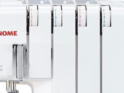 Janome 4 Faden Overlock 644 D - für Einsteiger entwickelt | professionelle Säume und variable Stichb