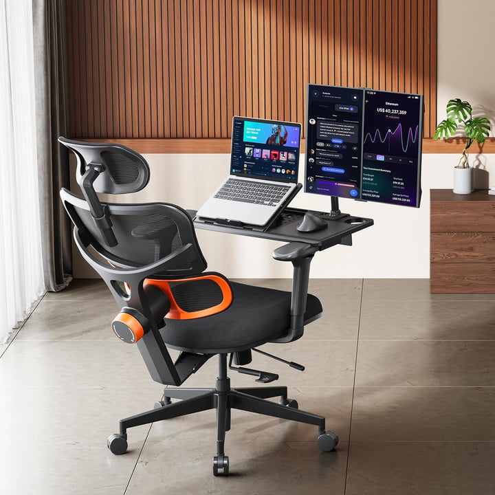 Newtral NT001 Bürostuhl Ergonomisch, Ergonomischer Schreibtischstuhl 150kg, Ergonomic Office Chair P
