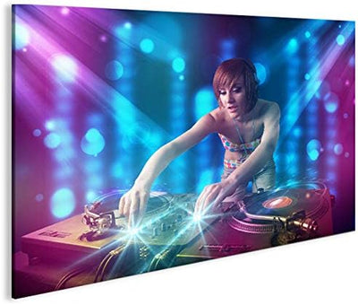 islandburner Bild Bilder auf Leinwand DJ 1p XXL Poster Leinwandbild Wandbild art up your life ®