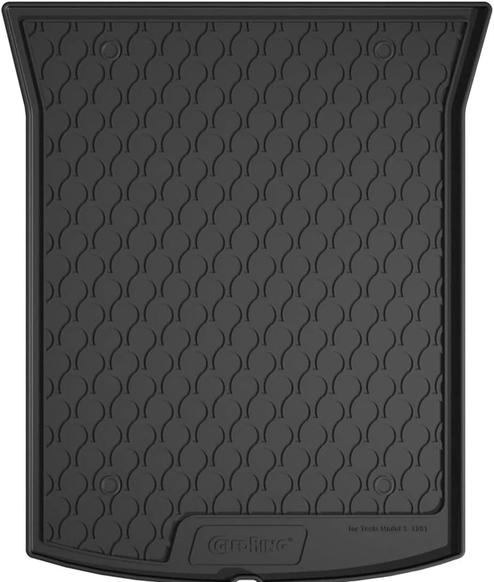 Rubbasol (Gummi) Kofferraumwanne kompatibel mit Tesla Model 3 7/2017-11/2020 & 12/2020-