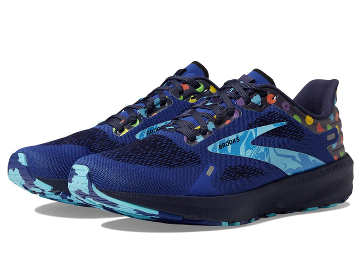 Brooks 44.5 EU Blau Peacoat Gelb, 44.5 EU Blau Peacoat Gelb