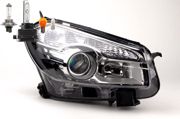 Johns, Scheinwerfer passend für Nissan Qashqai J10 03/10- rechts + Leuchtmittel