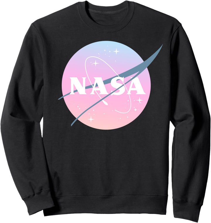 NASA Pastel Gradient Fade Classic Logo Sweatshirt