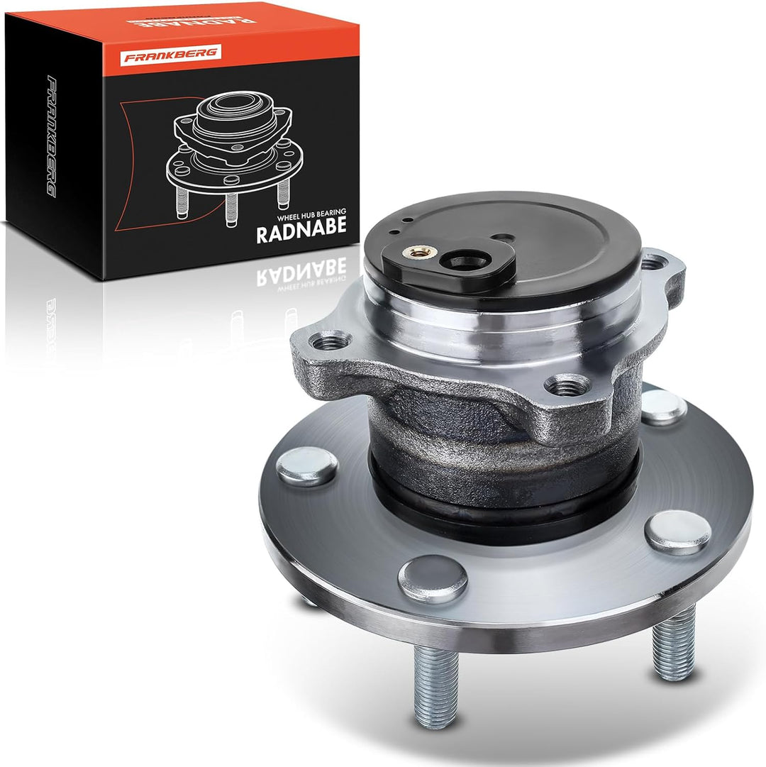 Frankberg 1x Radnabe Radlagersatz Hinterachse Kompatibel mit 3 BK 1.4L-2.3L 2003-2009 5 CR19 1.8L 2.