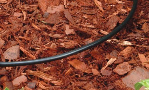 Rain Bird T22-250S Drip Irrigation 1/4" Blank Distribution Tubing, 250'Roll, Black 250' Roll, 250' R