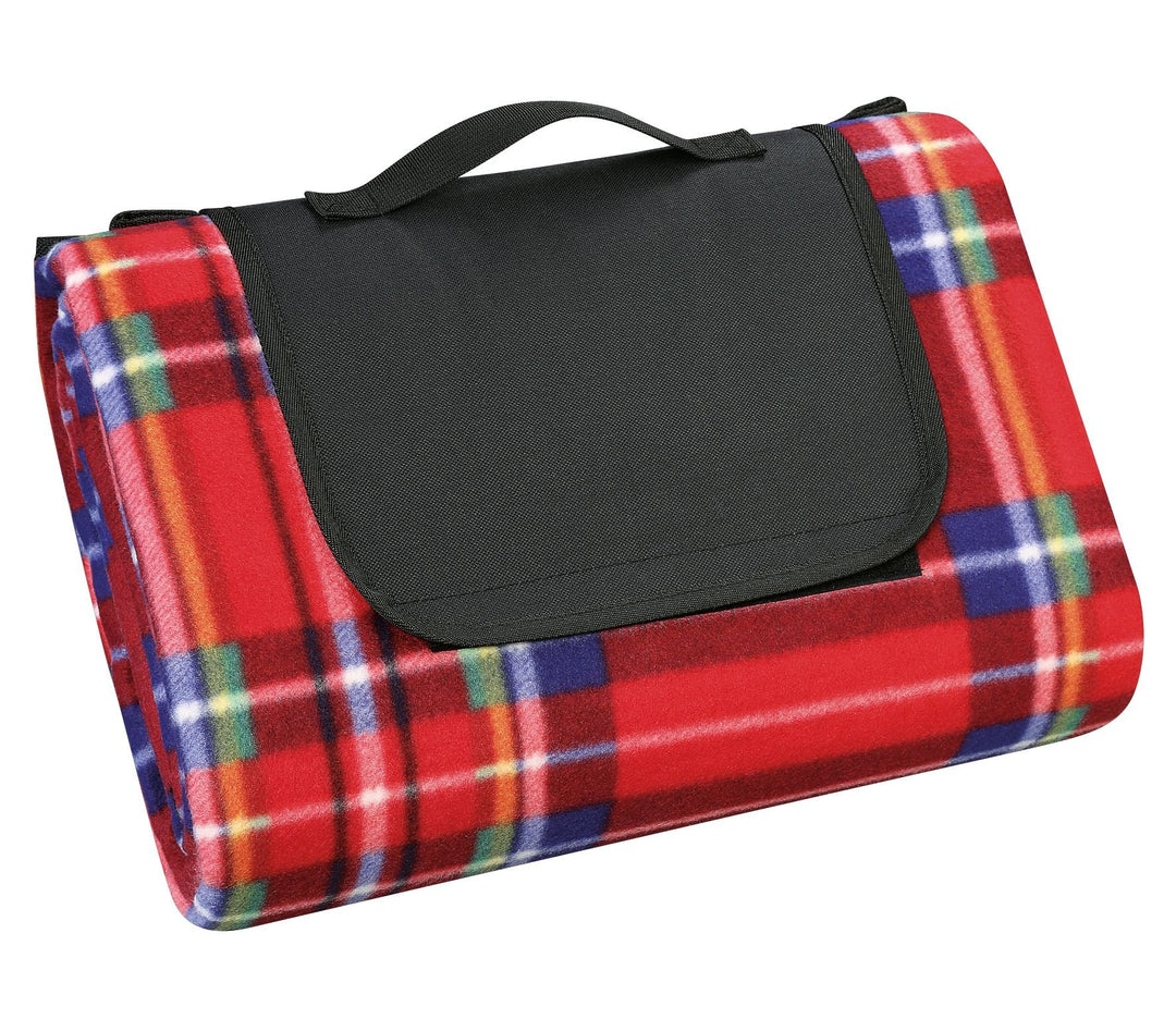 Cilio Unisex Strand-Picknickdecke für Erwachsene 200 x 200 cm (Quadratisch) Rot, 200 x 200 cm (Quadr