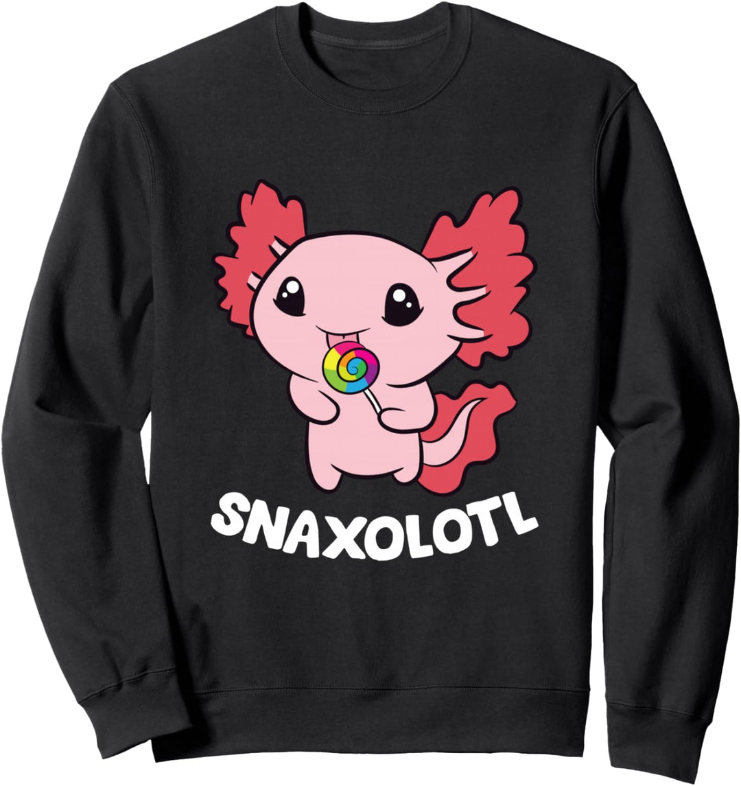 Axolotl Bonbons Lutscher Snaxolotl Kawaii Axolotl Sweatshirt
