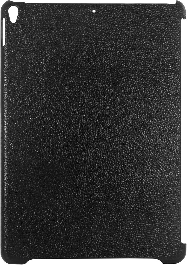StilGut Leder-Cover kompatibel mit Apple iPad Pro 10.5" 2017 mit Keyboard Connector, Schwarz, Schwar