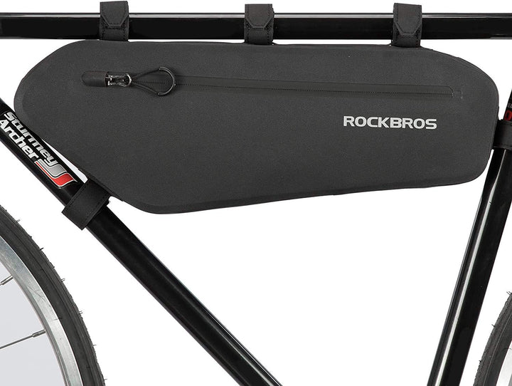 ROCKBROS Fahrradtasche Rahmen Wasserdicht Rahmentasche Triangle Bag Dreiecktasche ca.3L Schwarz 4l,