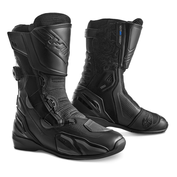 SHIMA Tenex WP Motorrad Schuhe Damen Leder Wasserdicht Atop Motorradstiefel Protektoren Stiefel Ruts