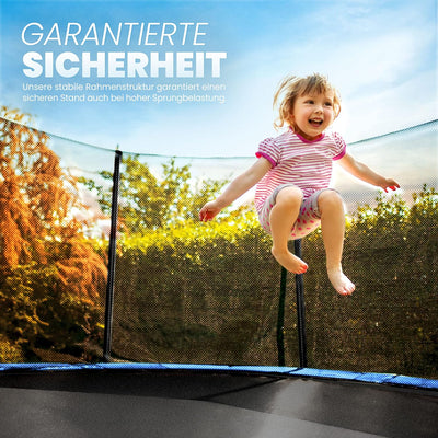 KIDUKU Trampolin Ersatznetz Sicherheitsnetz Trampolinersatznetz Ø 244 305 366 427 cm Schwarz 427 cm