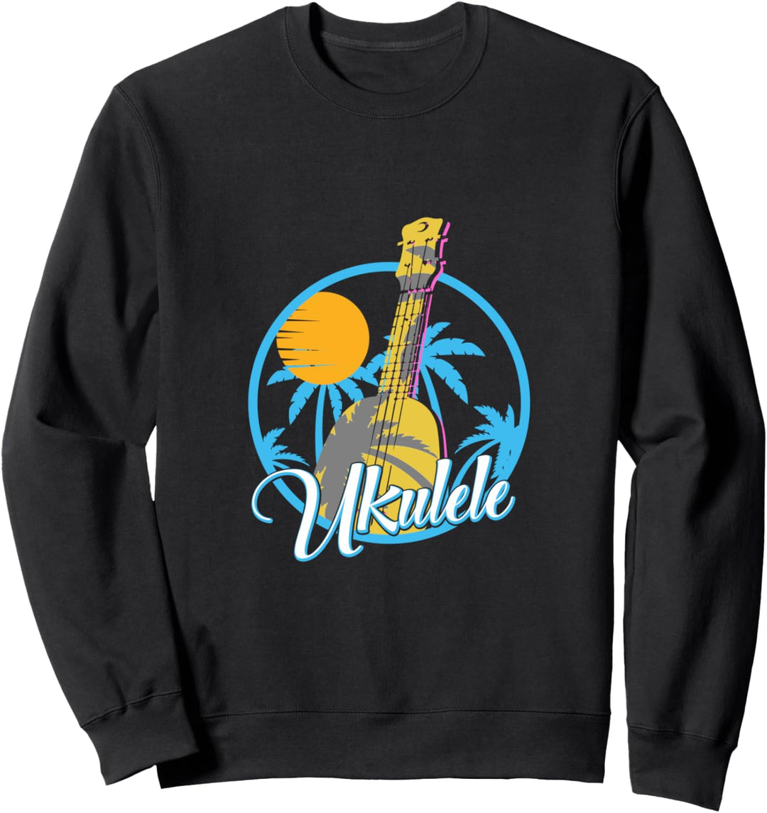 Great Tropical Ukulele Music Lover Uke Gift Sweatshirt