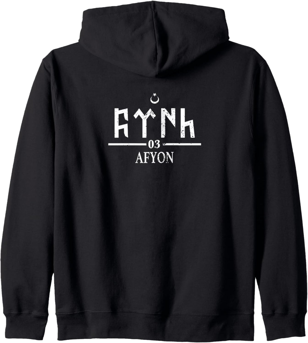 Afyonlu Afyon 03 Göktürk Schrift Göktürkler Türkei Kapuzenjacke