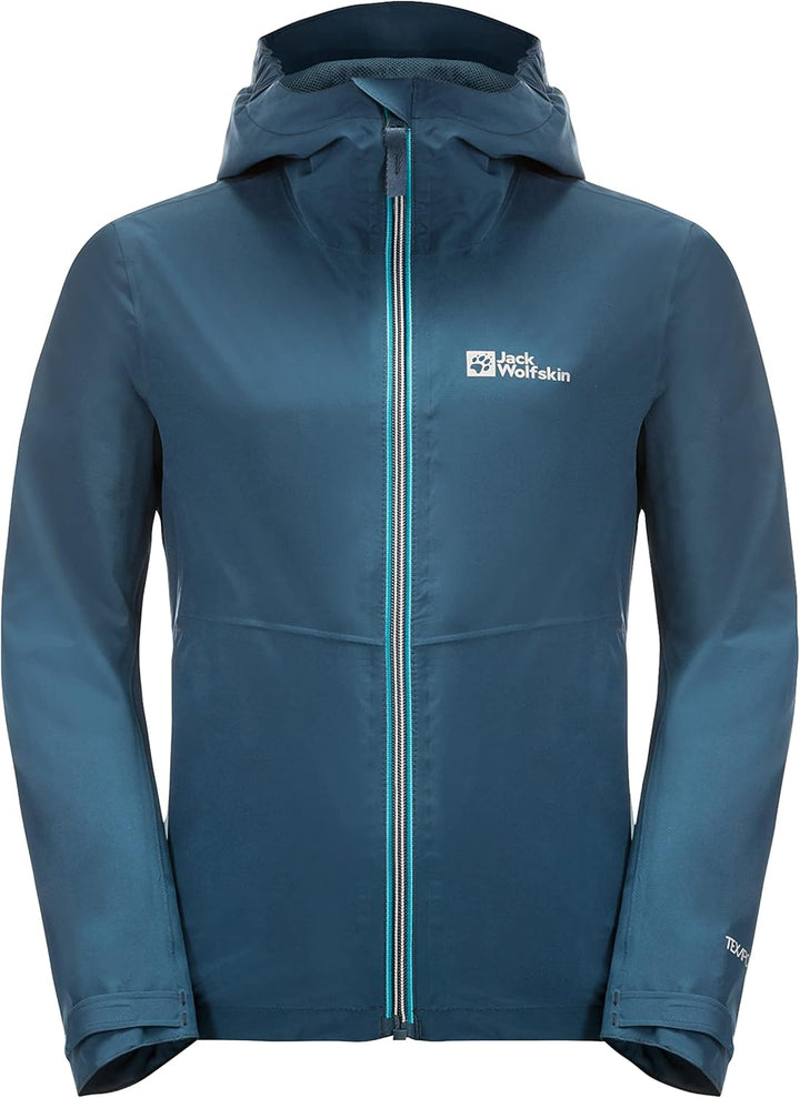 Jack Wolfskin Unisex Jwp Shell K Regenjacke 104 dark sea, 104 dark sea