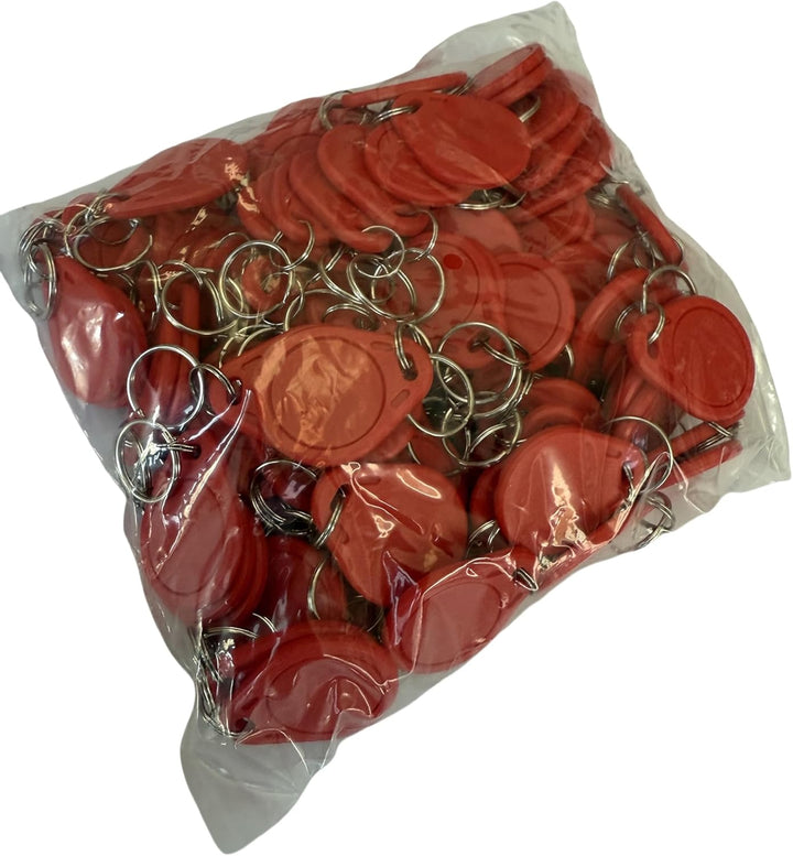 YARONGTECH® ISO14443A RFID Schlüsselanhänger 13.56MHz rot Nähe ABS IC Tags NFC MIFARE Classic 1K Tag