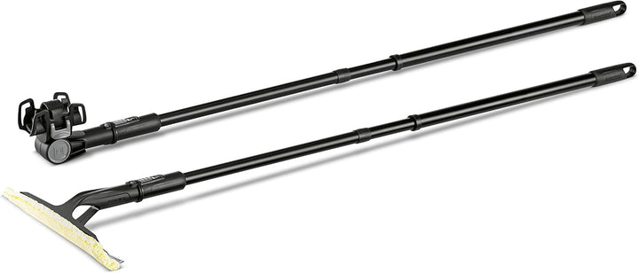 Kärcher Akku Fenstersauger WV 2 Premium Black Edition (35 min, 2x wechselbare Absaugdüsen - breit un