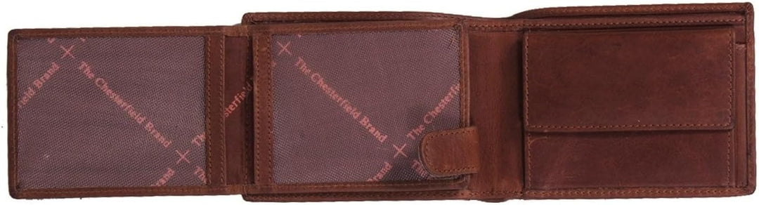 The Chesterfield Brand Leder Portemonnaie Cognac Marvin RFID Safe