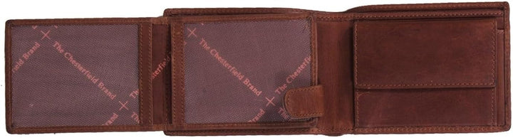 The Chesterfield Brand Leder Portemonnaie Cognac Marvin RFID Safe