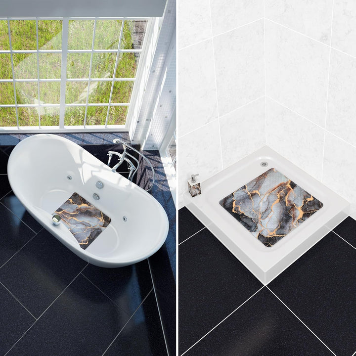 Sanilo Badematte 53 x 53 cm, rutschfeste Duschmatte für Dusche und Badewanne, Antirutschmatte maschi