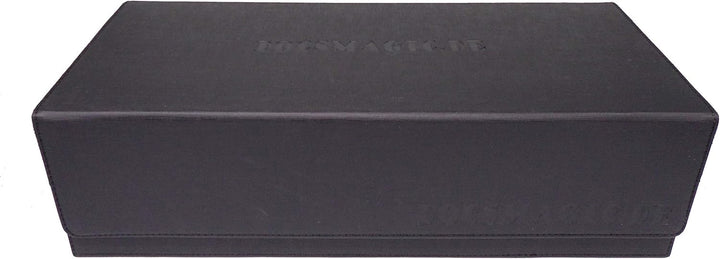docsmagic.de Premium 2-Row Trading Card Storage Box Black + Trays & Divider - MTG PKM YGO - Sammelka