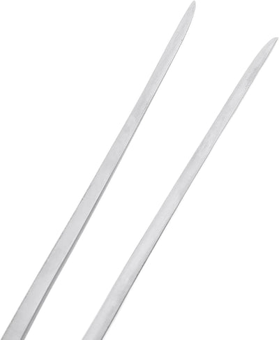 Fleischgabel, Tranchiergabel, Edelstahl, Fleisch-Serviergabel, Grillgabel mit Holzgriff, für Küche,