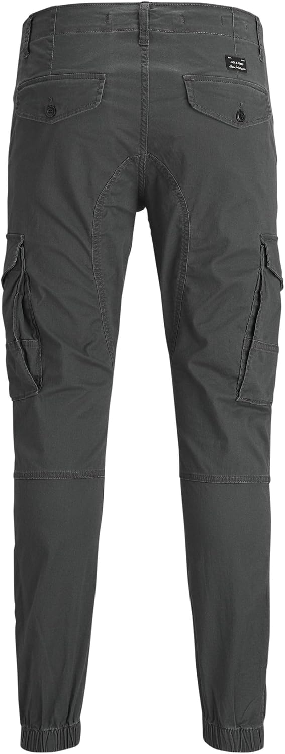 JACK & JONES Male Cargo-Hose Slim Fit Cargo-Hose 27W / 30L Asphalt, 27W / 30L Asphalt