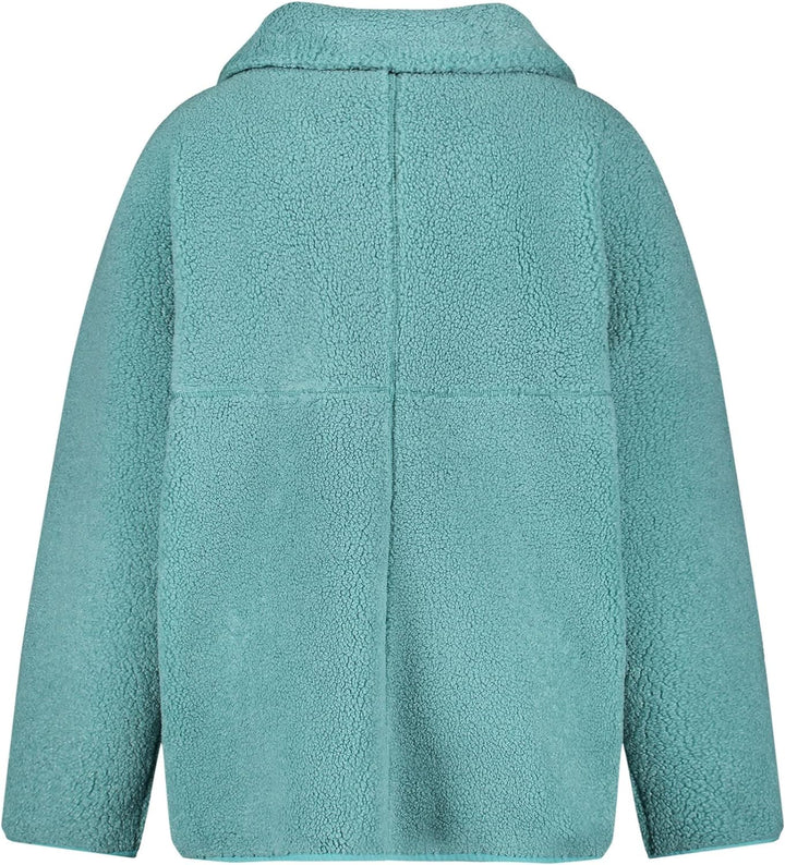 SAMOON Damen 150011-21504 Outdoorjacke Wolle, Powder Blue, 54