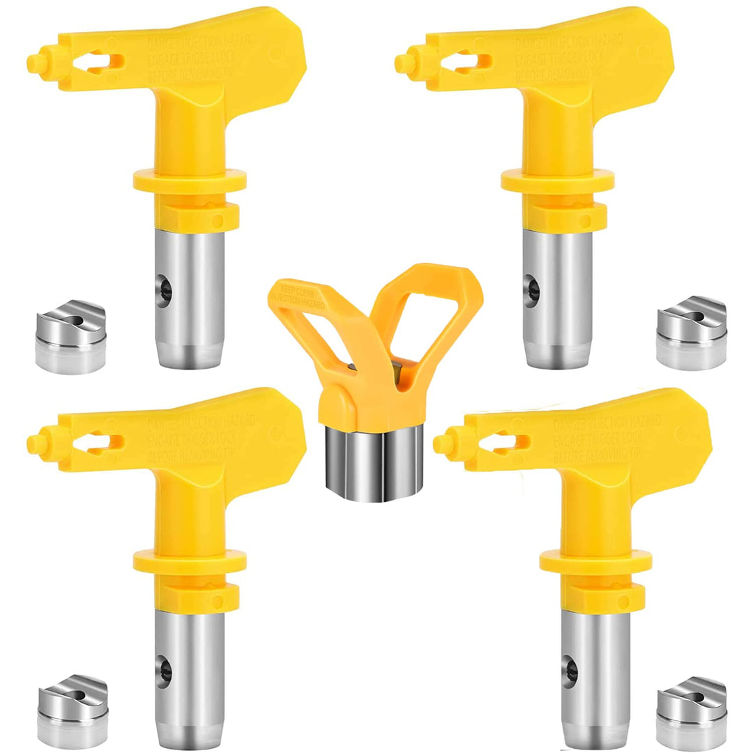 WOOLUCK® Airless Düse mit Spitzendichtung, für Airless Farbsprühsysteme (Typ 215 311 317 517) Typ A,