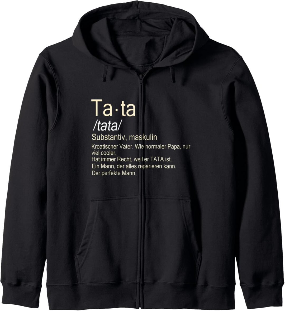 Otac Tata Kroatischer Vater Kapuzenjacke