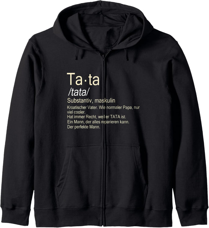Otac Tata Kroatischer Vater Kapuzenjacke