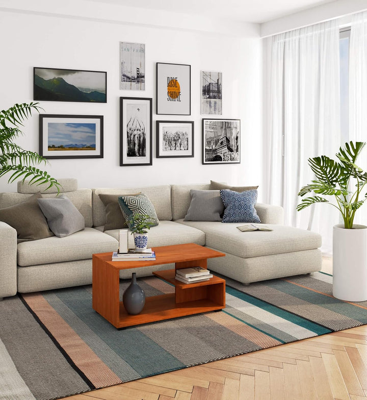 AKORD Couchtisch Holz | Pin 90 x 45 x 51 cm | Schrank für Wohnzimmer | Schlafzimmer Schrank | Minima