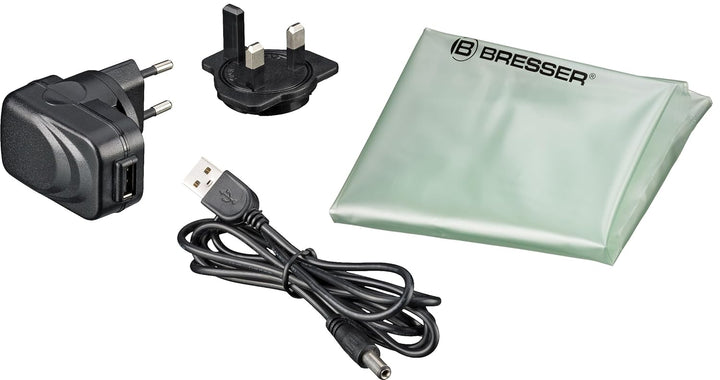 Bresser Biorit SE 1600x Mikroskop – Studienmikroskop mit dimmbarer LED-Beleuchtung, 40x–1600x Vergrö