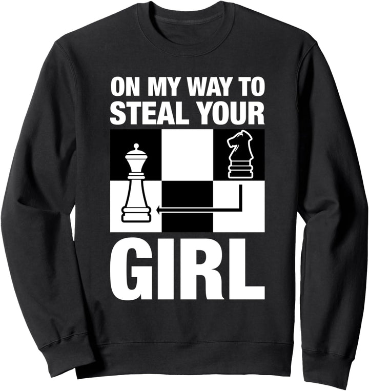 Lustiger Retro Schach Geschenk Schachspieler Sweatshirt
