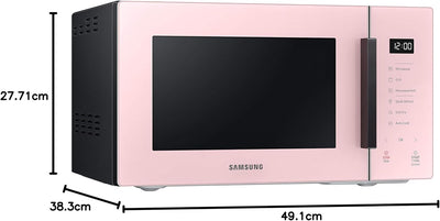 Samsung Mikrowellen-Ofen, 23 Liter, 1100 W, automatisches Kochen und Home Dessert, Glas Design