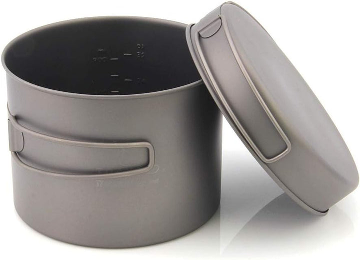 TOAKS Cookware Set Ultralight Titanium Pot Frying Pan Outdoor Camping Titanium Bowl Titanium Cup Pic