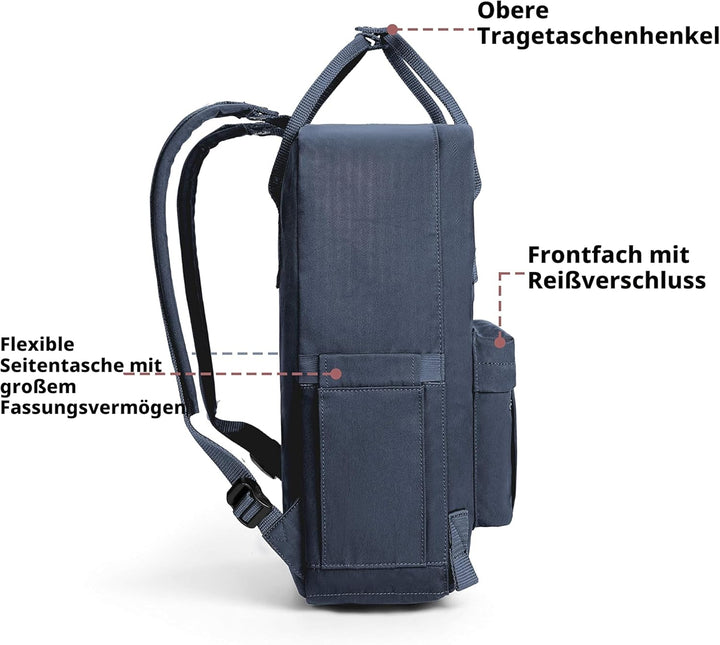 KALIDI Rucksack/Daypack Rucksack Mädchen Jungen & Kinder Damen Herren Schulrucksack mit laptopfach f