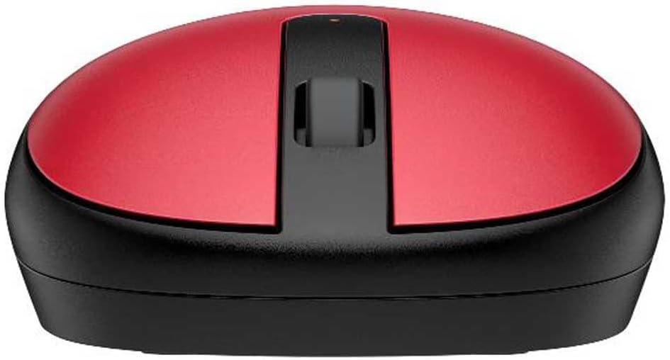 HP 240 (‎43N05AA) kabellose Maus (1.600 dpi, 3 Tasten, Scrollrad, USB dongle), rot, Rot