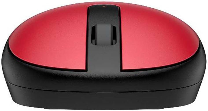 HP 240 (‎43N05AA) kabellose Maus (1.600 dpi, 3 Tasten, Scrollrad, USB dongle), rot, Rot