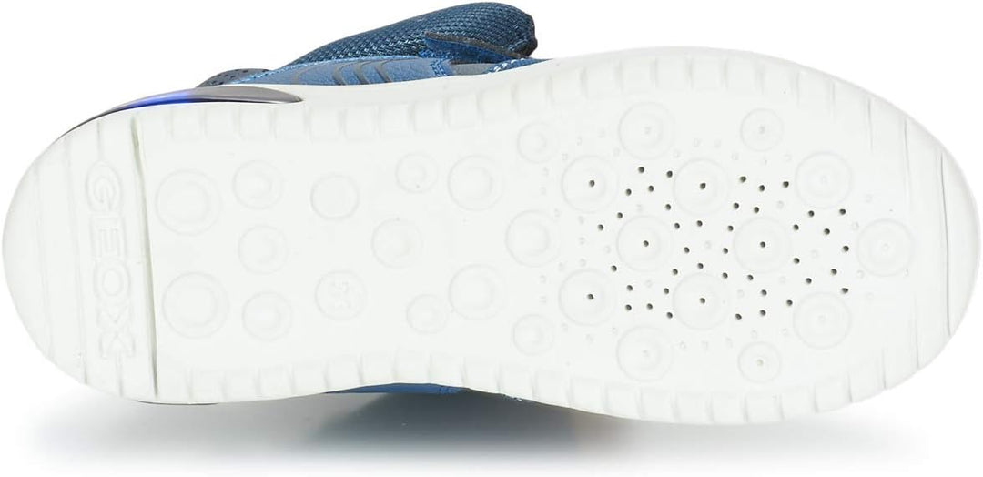 Geox Jungen J XLED Boy A Sneakers, 32 EU Navy