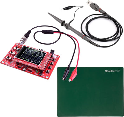 JYETech 'DSO 138' Oszilloskop DIY Kit mit 100MHz Sonde, Clip Probe & ESD-Safe Silikon Matte