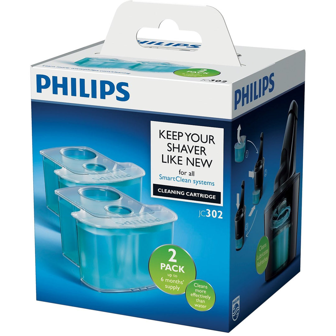 Philips Reinigungskartusche mit Dual-Filter-System, Aufladbar (Modell JC302/50)