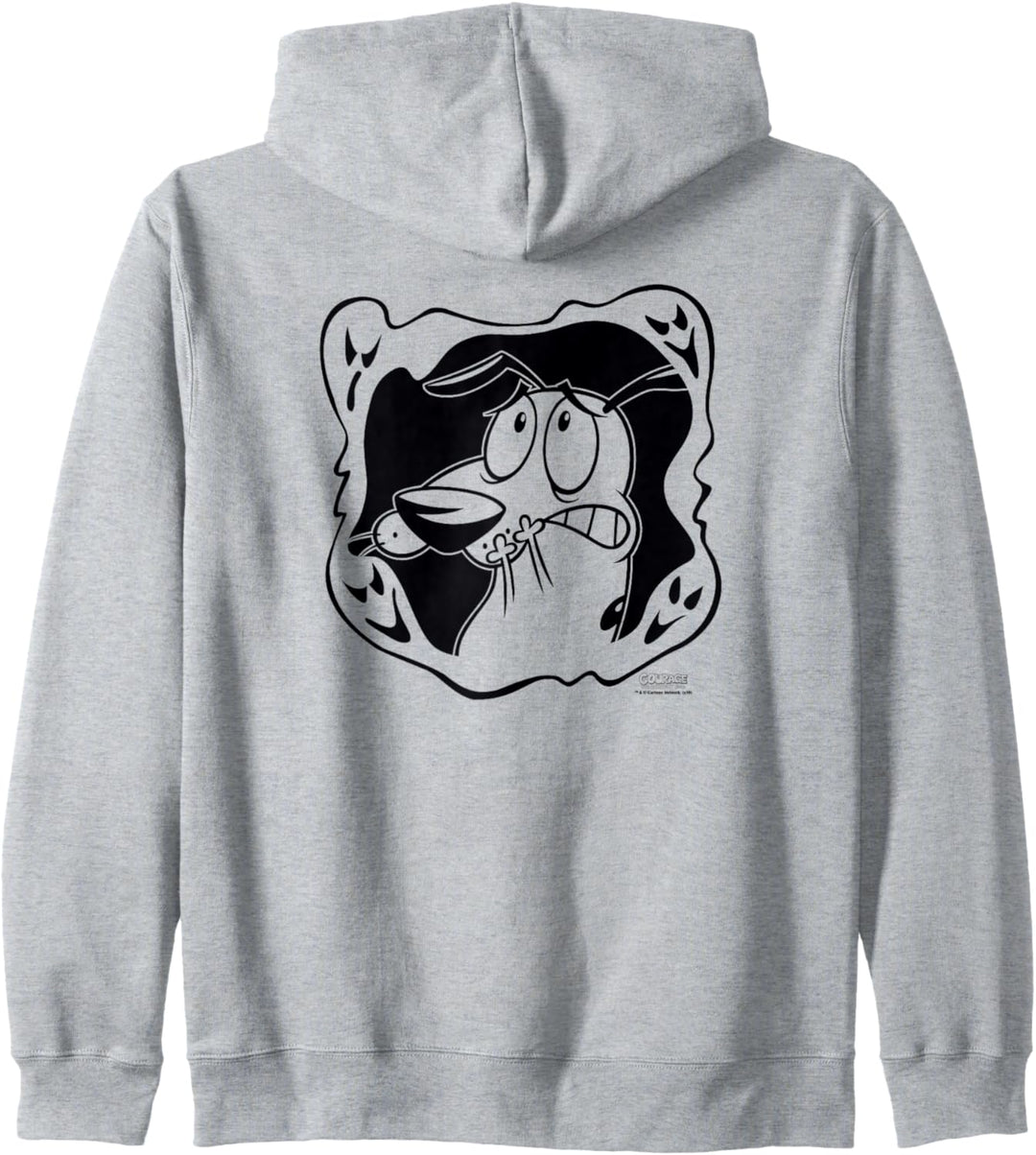Courage the Cowardly Dog Ghost Frame Kapuzenjacke