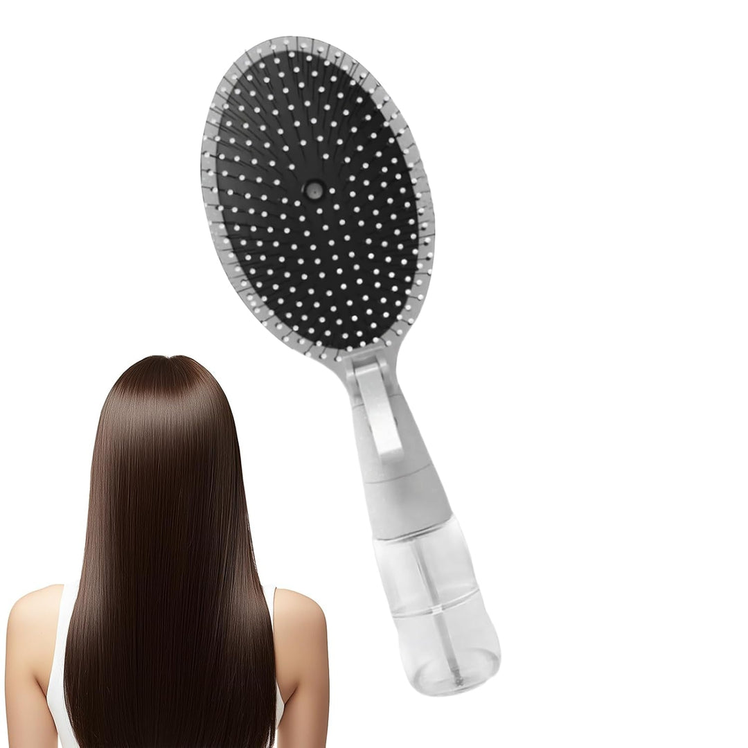 Sprühbürste, Entwirrungs-Haar-Werkzeug mit eingebautem Nebel, Fellpflegekamm für nasses Styling, nac