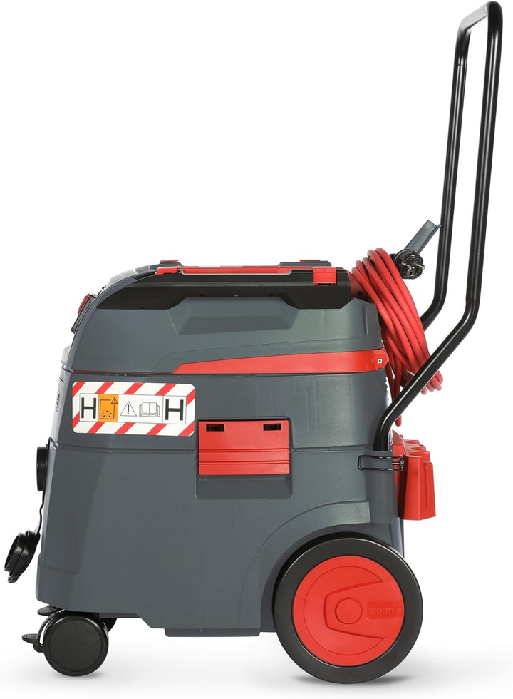 Starmix Nass- und Trockensauger iPulse H-1635 Safe Plus, hochwertiger Sicherheitssauger für Baustell